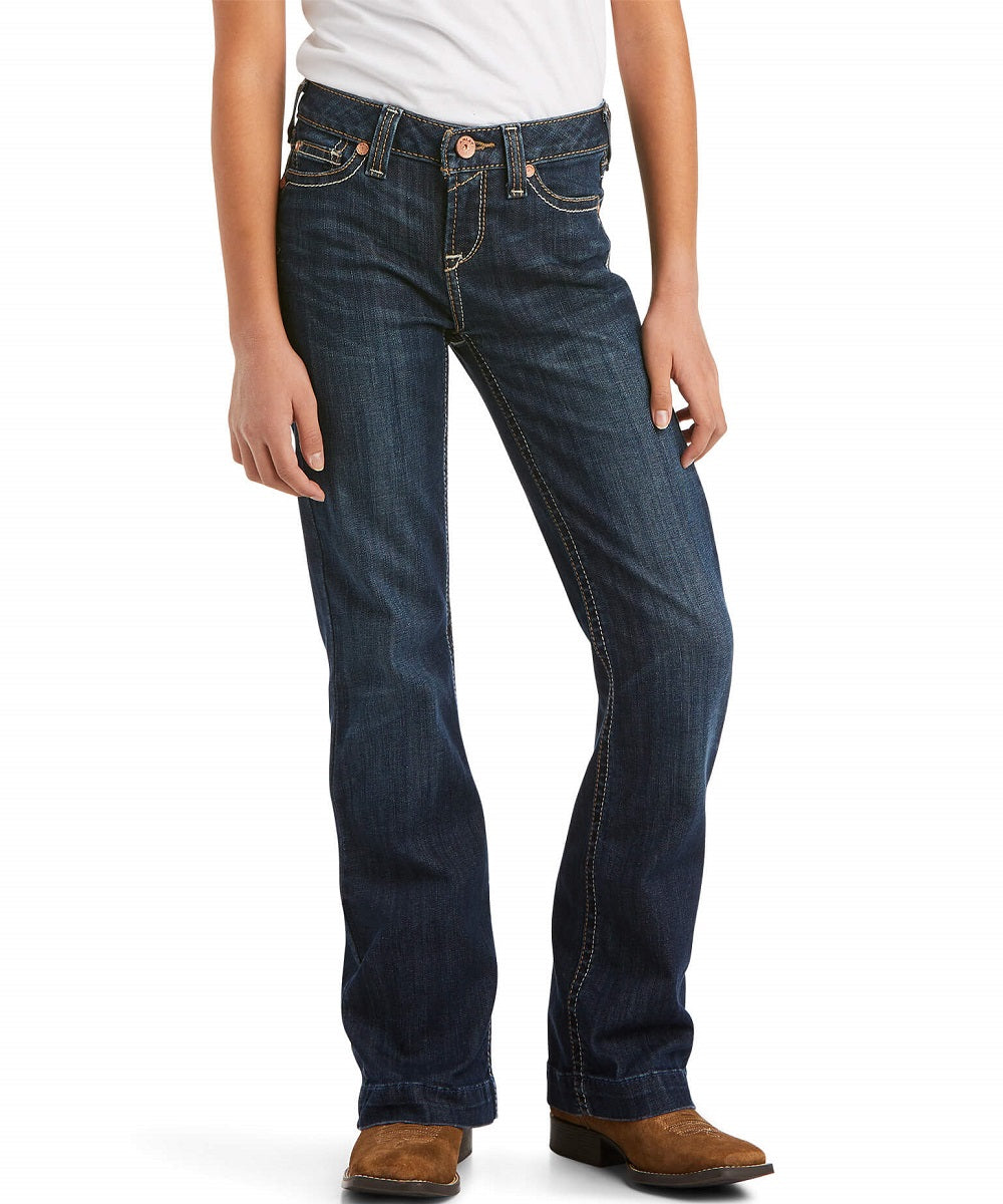 Ariat Girls' R.E.A.L. Kimberly Wide Leg Jean- Style #10036857