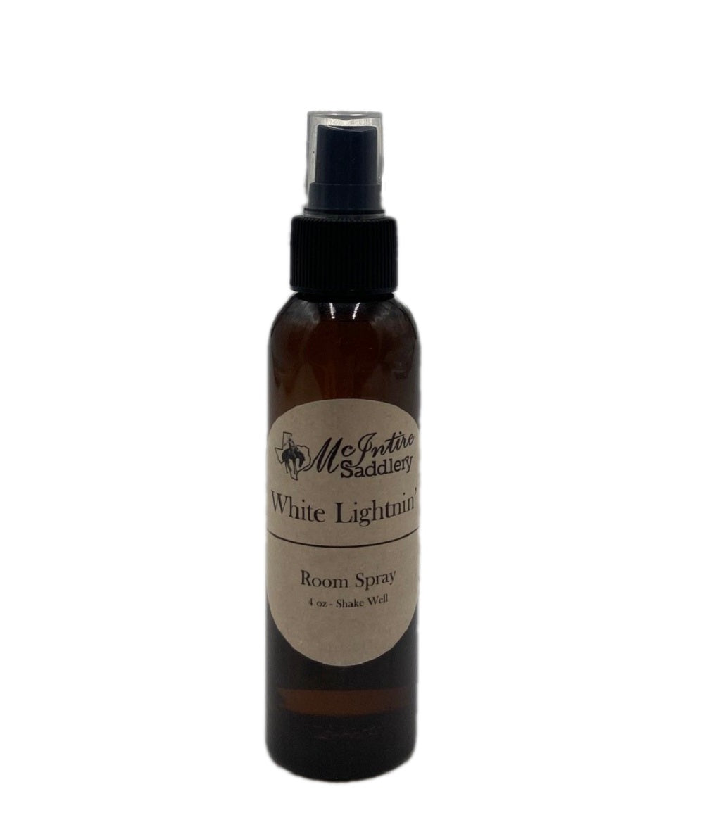 Mcintire Saddlery Leather Scent Room Spray- Style #ROOM SPRAY WHITE LIGHTNIN