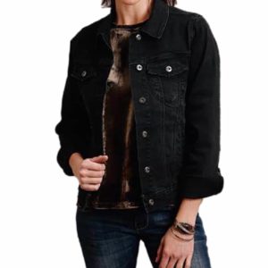 Roper Women's Black Denim Jacket- Style #11-098-0202-1057
