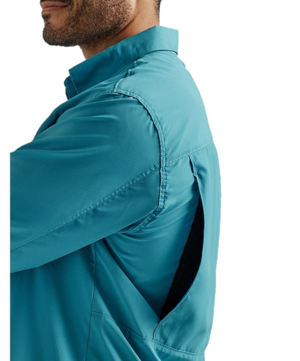 Wrangler Men's Performance Button Down Shirt Cowpokes Work & Western