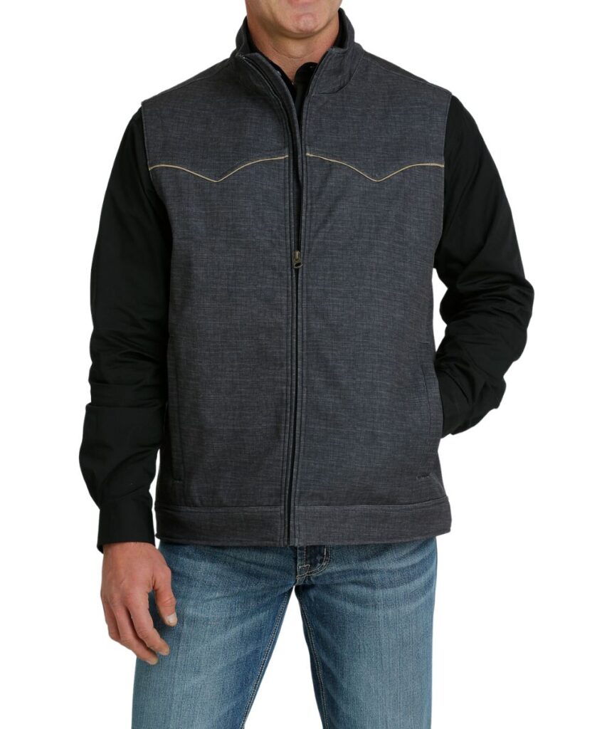 Cinch Men's Concealed Carry Western Vest Cowpokes Work & Western