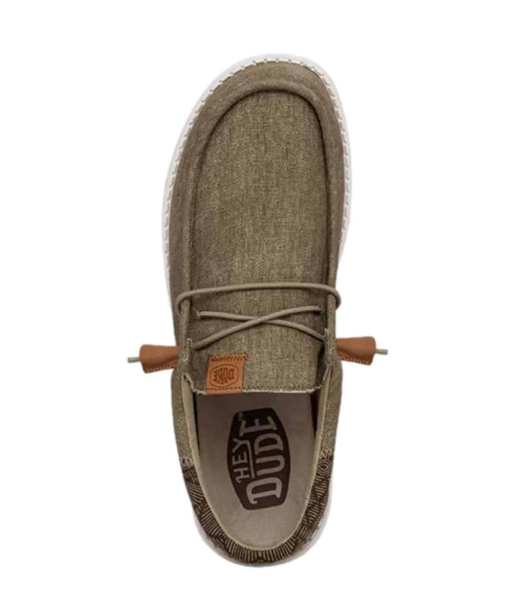 Hey Dude Men's Wally Funk Batik Walnut Shoe - Cowpokes Work & Western