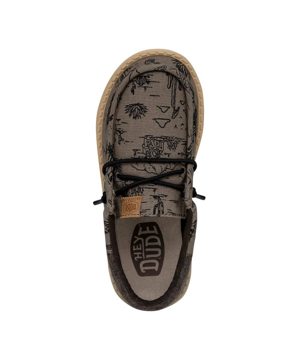 wally cheetah shoe hey dude