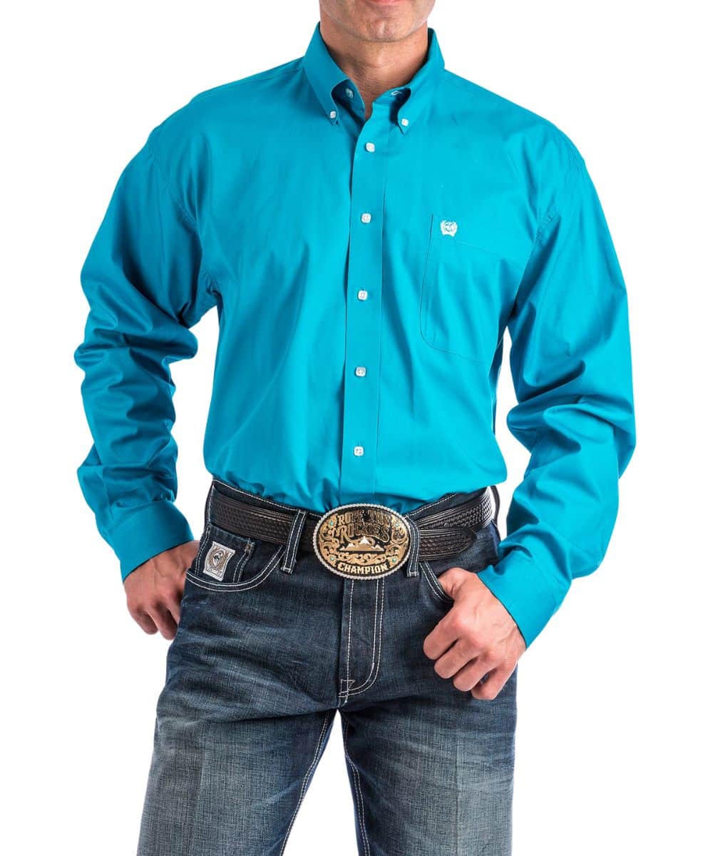 Cinch Men's Western Button Down Shirt - Cowpokes Work & Western